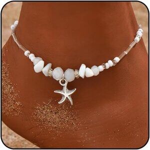 Cross Heart Butterfly Anklets - Silver Waterproof Diamond Rhinestone for Women,